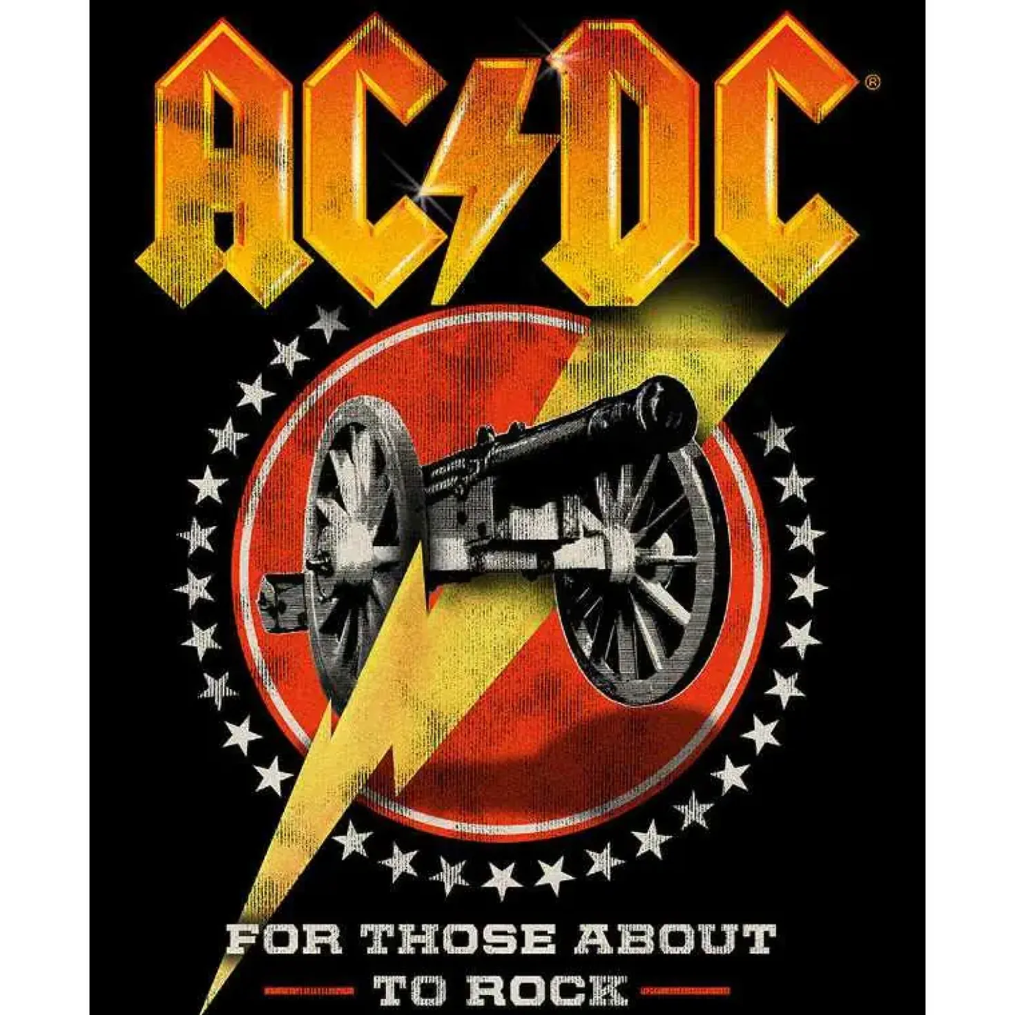 AC/DC For those about to Rock - metalen bord