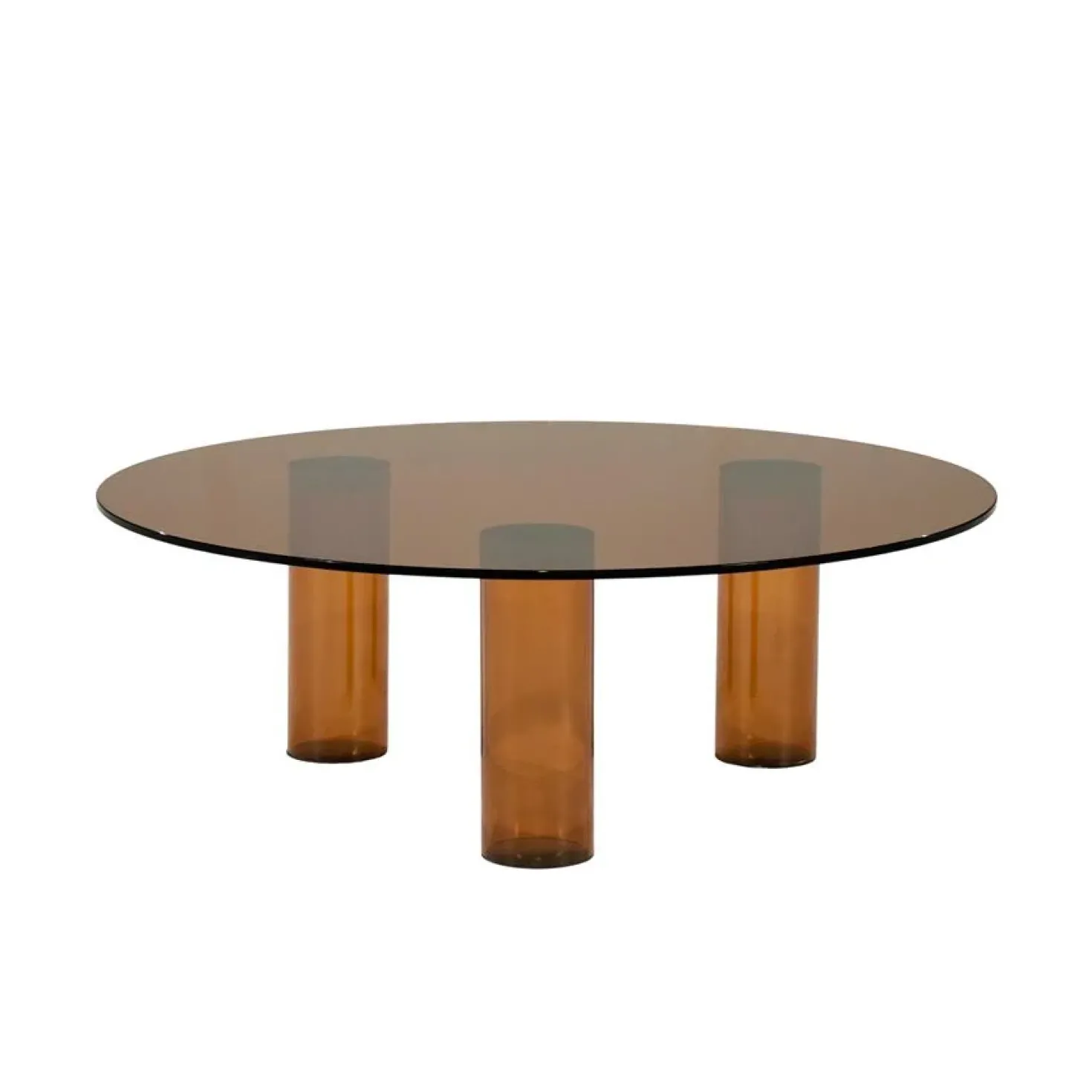 Aero Salontafel rond Bruin 100cm