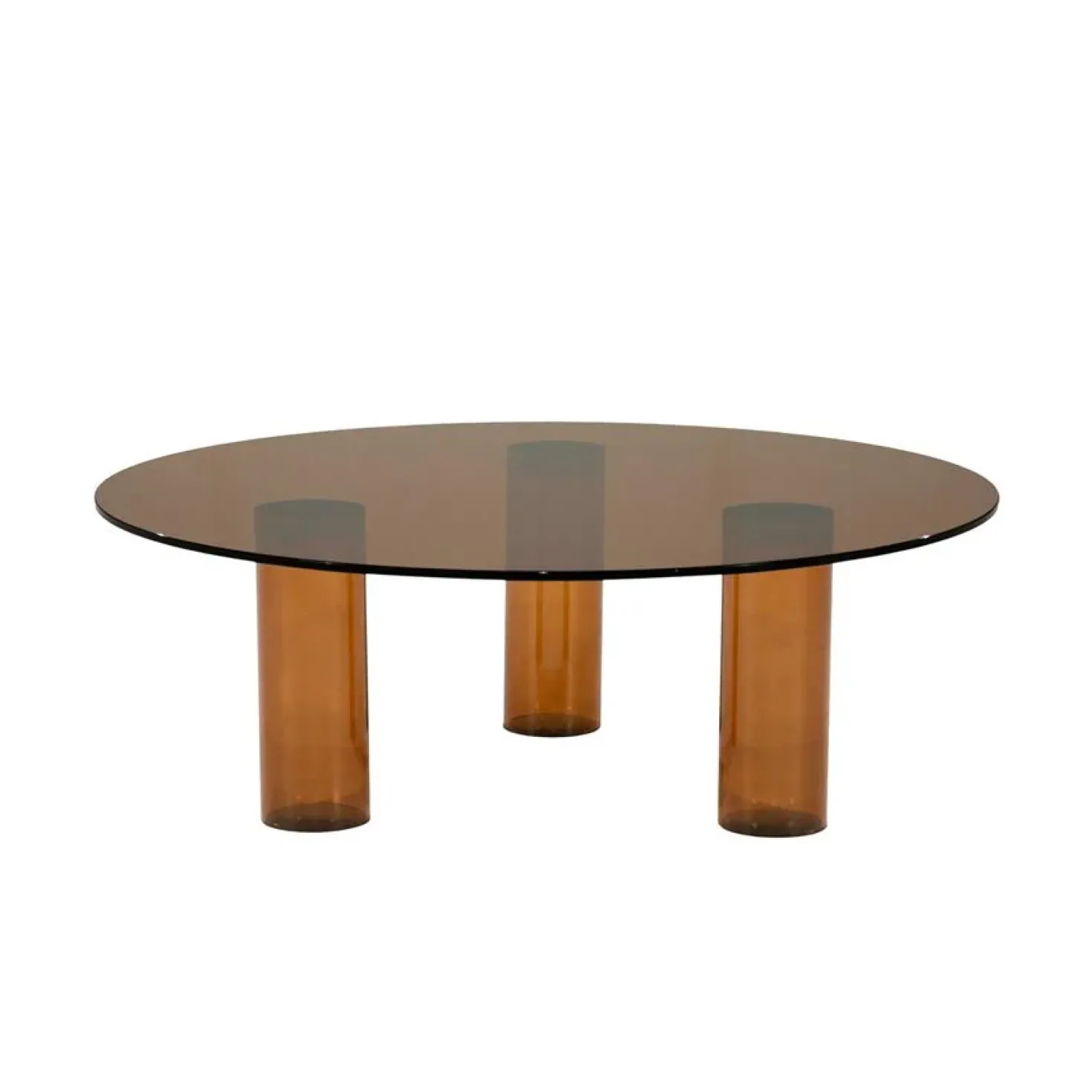 Aero Salontafel rond Bruin 100cm