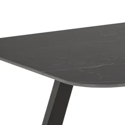 Alanya Eettafel Zwart Keramiek 180cm