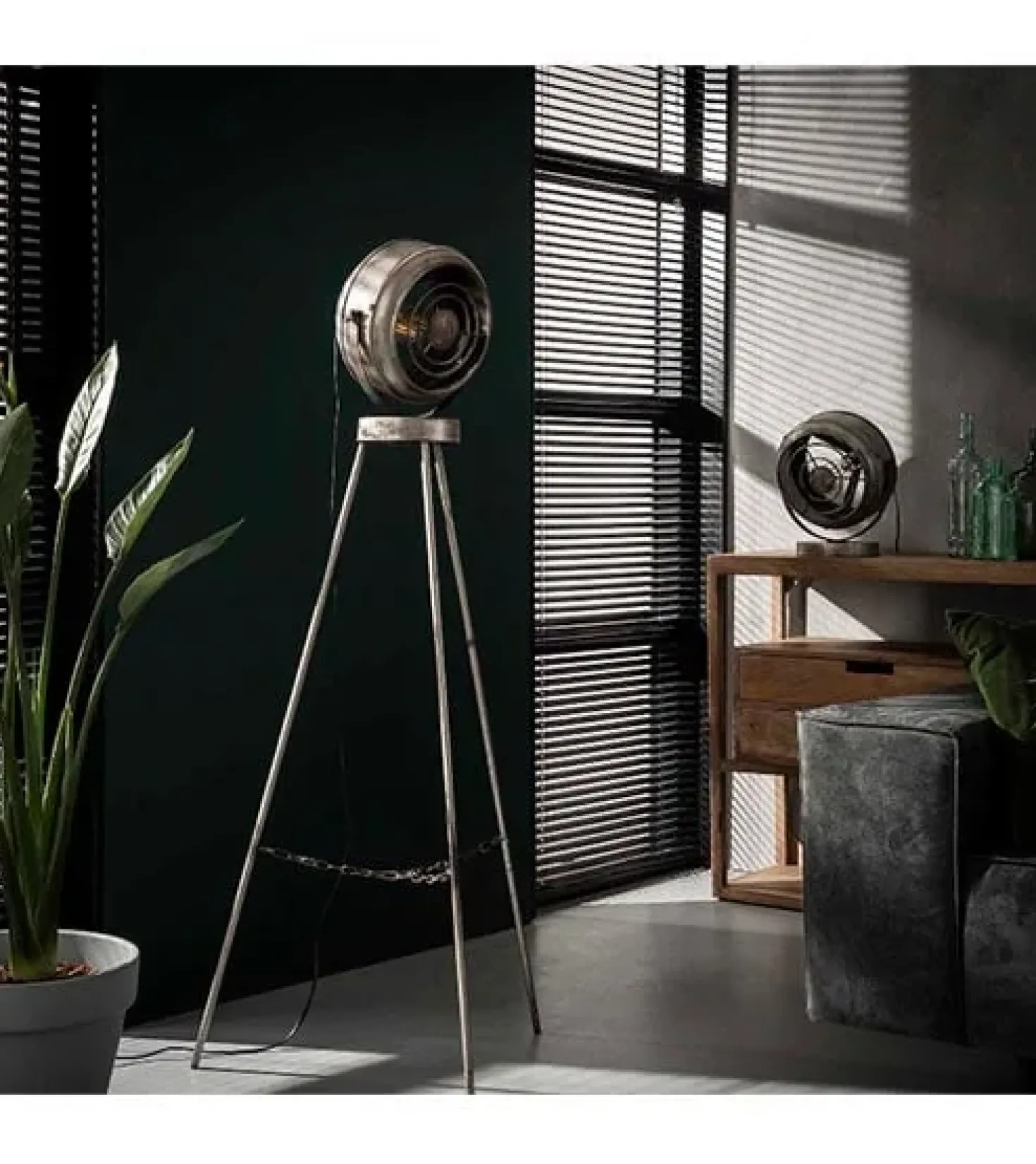 Allen tafellamp industrieel (SHOWROOMMODEL)