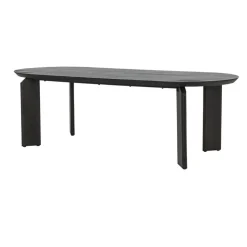 Allure Eettafel ovaal donkerbruin 220cm