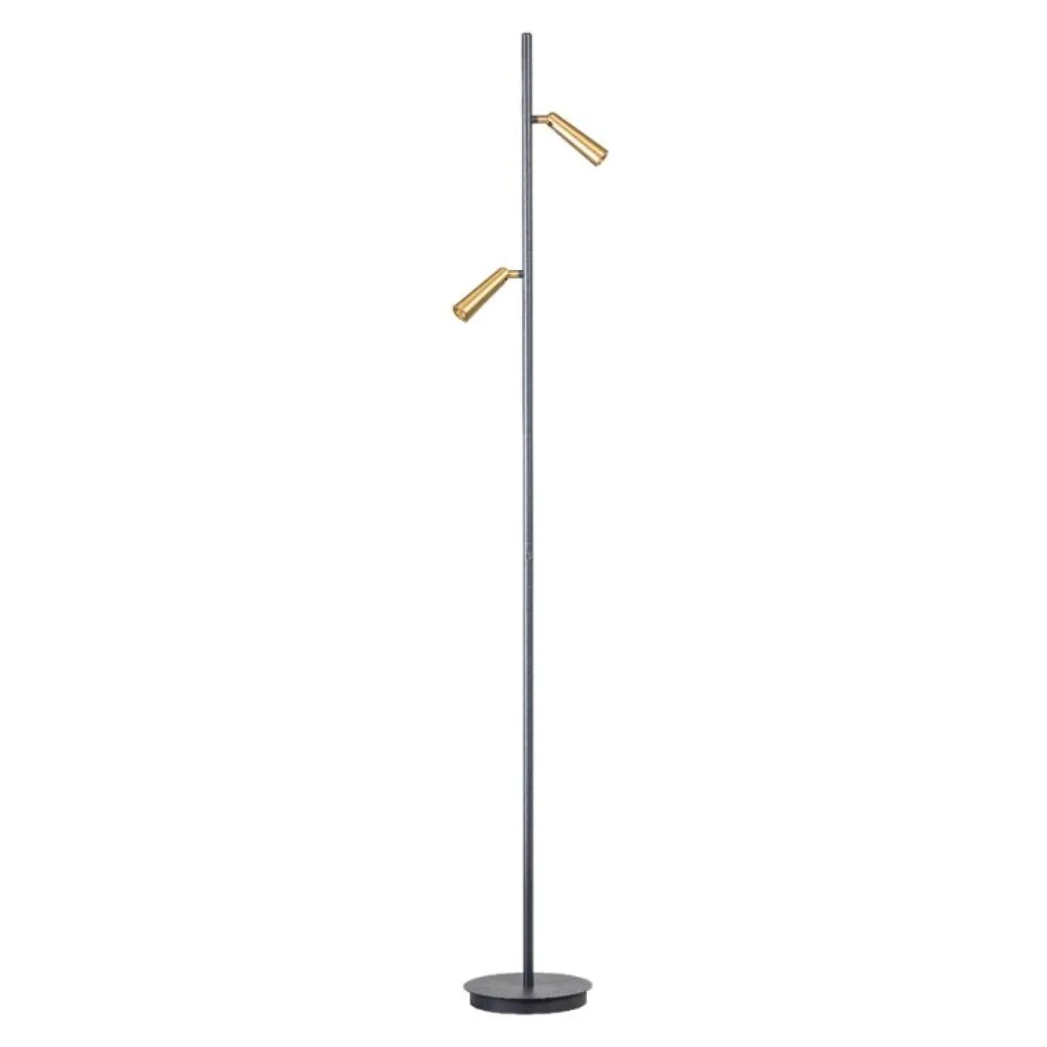 Angelo 2-lichts Vloerlamp goud