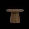 Asti Bijzettafel rond bruin 60 cm
