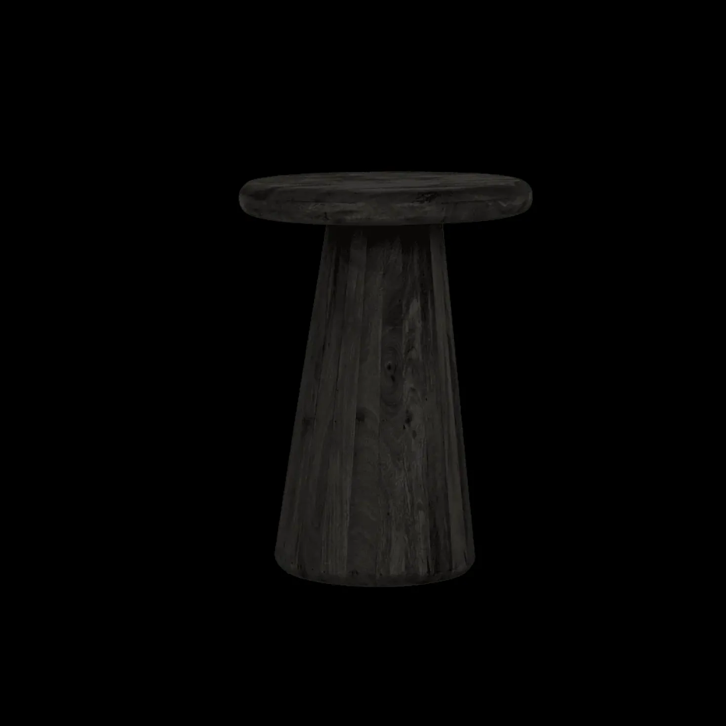 Asti Bijzettafel rond zwart 40 cm