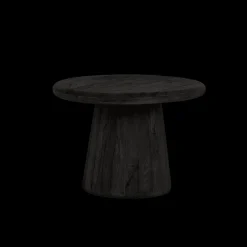 Asti Bijzettafel rond zwart 60 cm