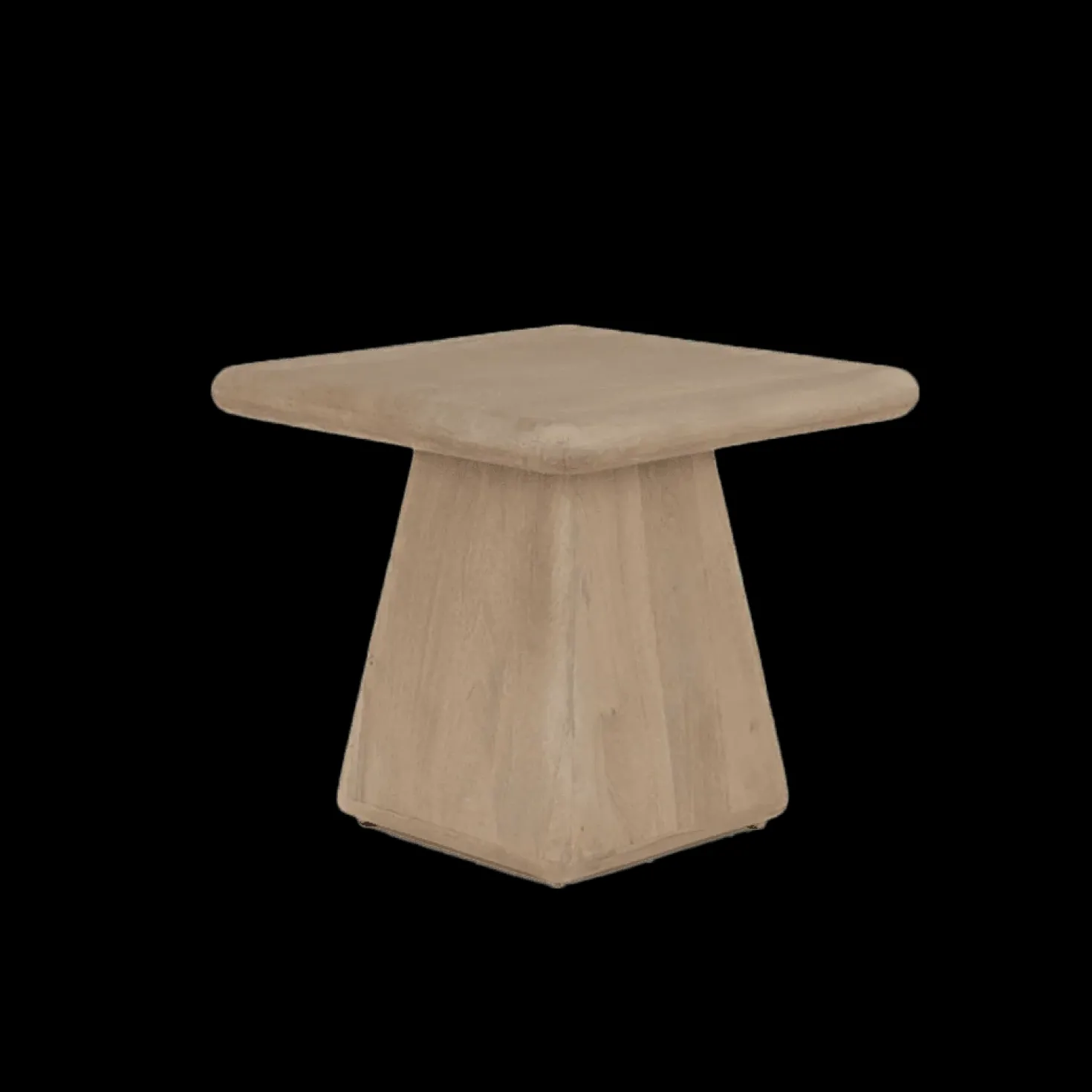 Asti Bijzettafel vierkant naturel 60 cm