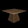 Asti Eettafel vierkant bruin 130 cm