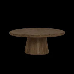 Asti Salontafel rond bruin 90 cm