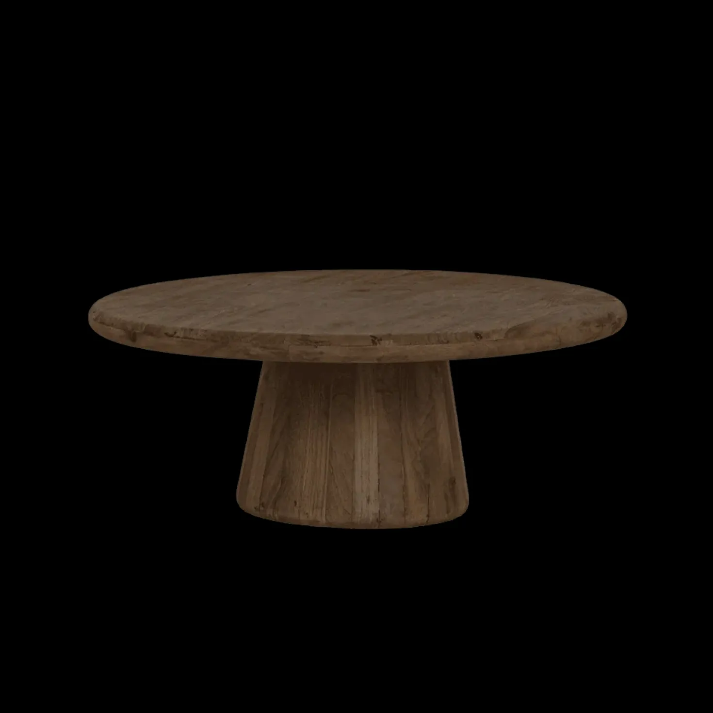 Asti Salontafel rond bruin 90 cm