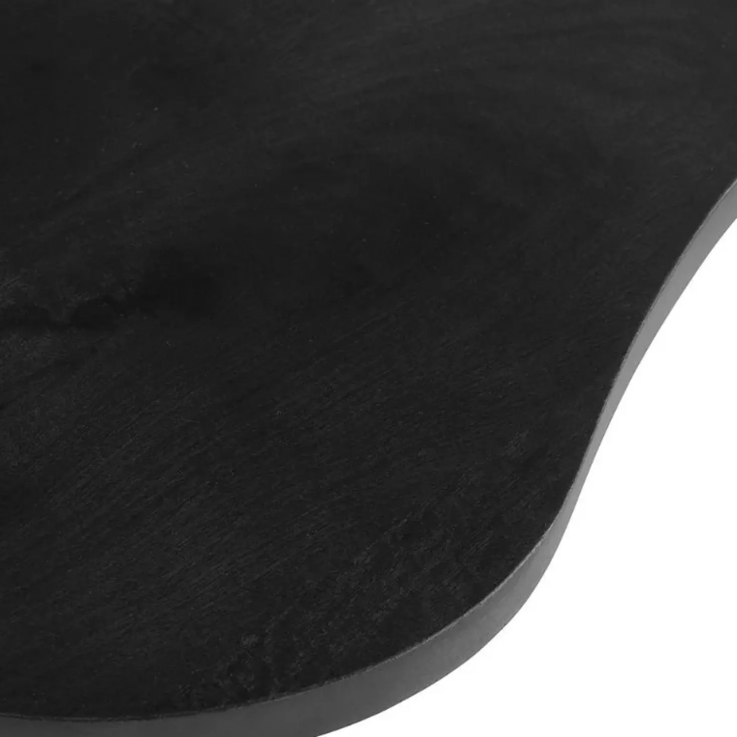 Atrani Salontafel organisch Mangohout zwart 125 cm