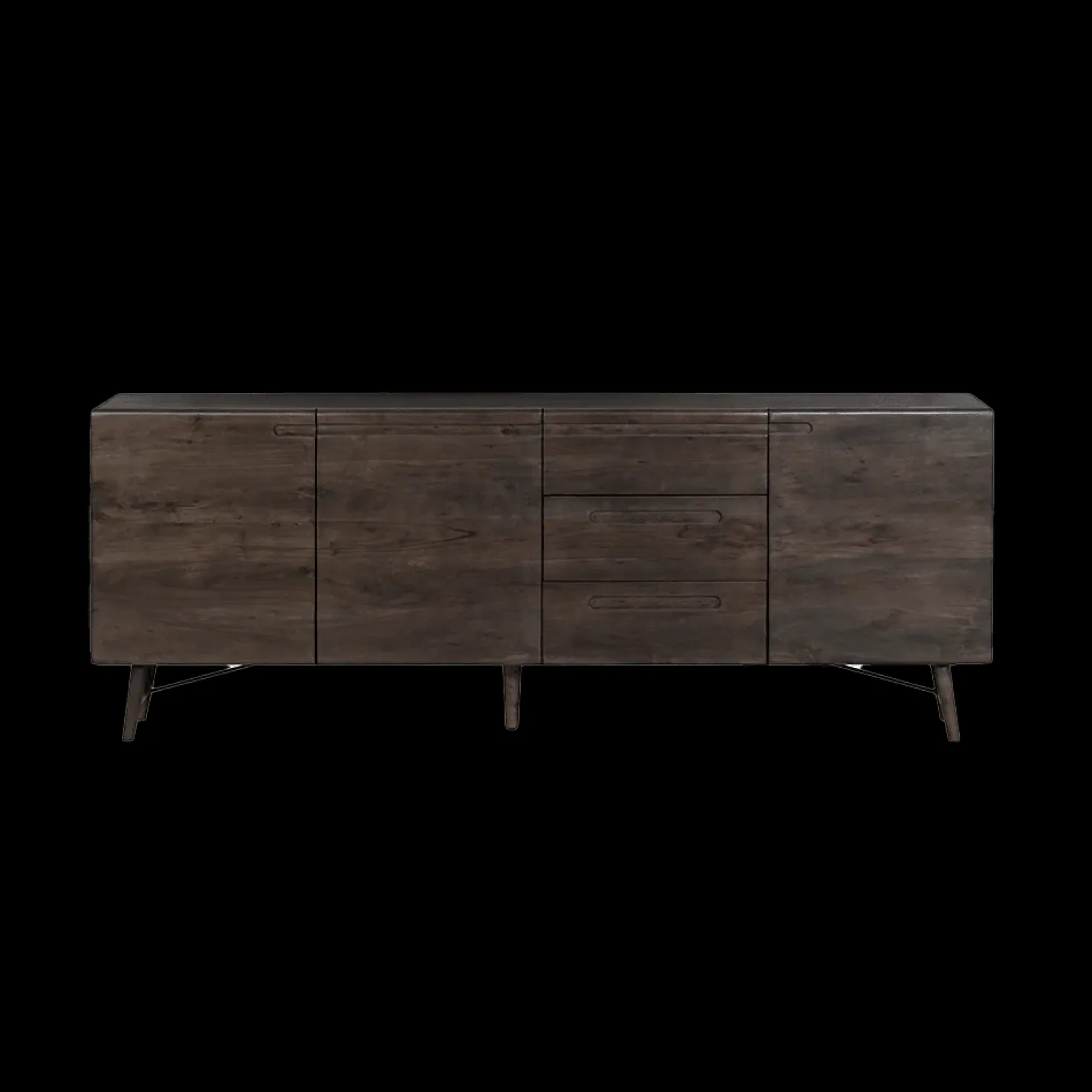 Aura Dressoir espresso Acaciahout 210 cm