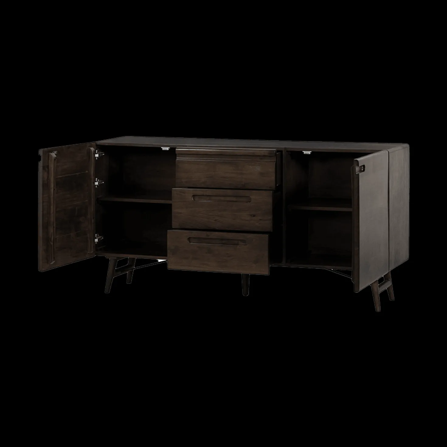 Aura Dressoir espresso Acaciahout 160 cm