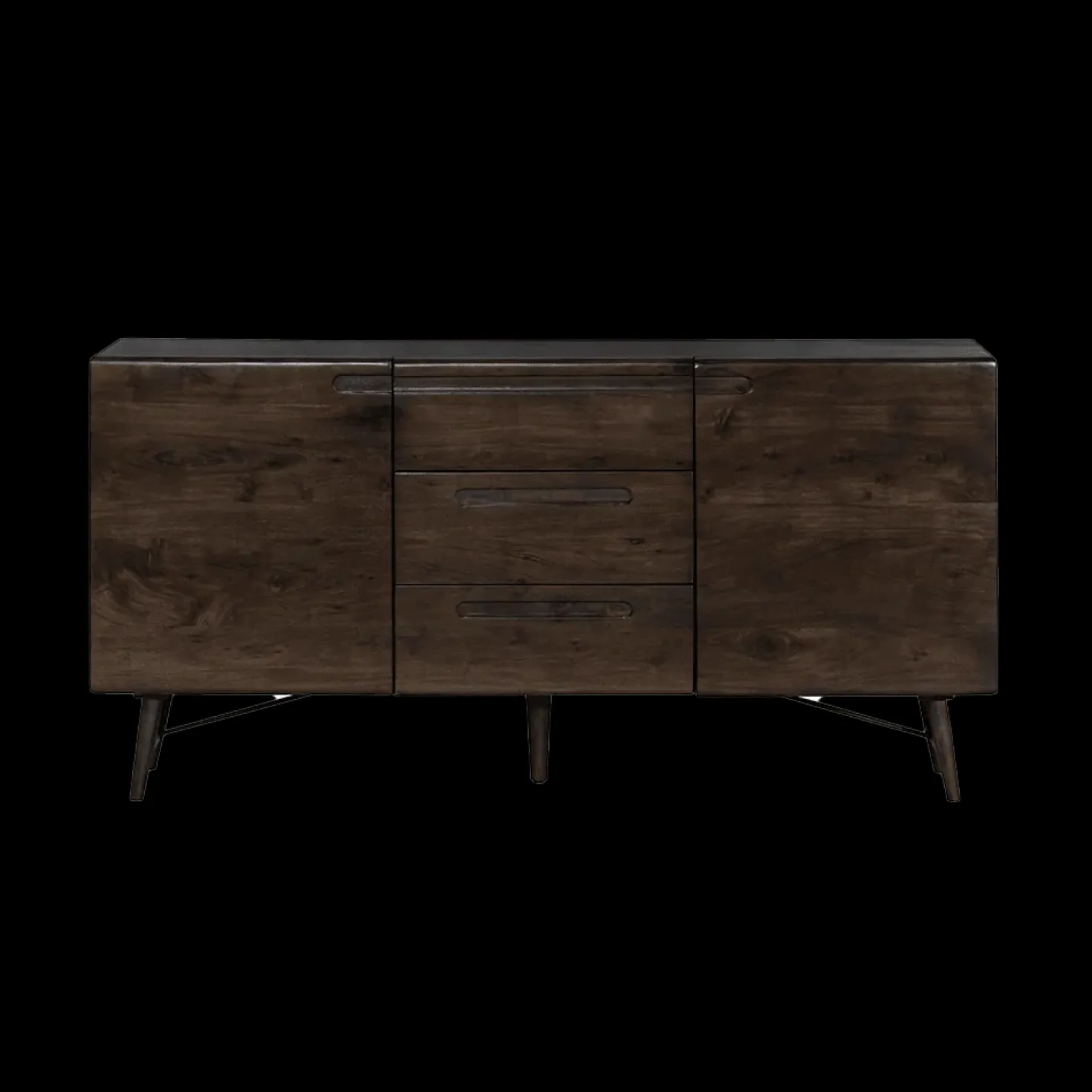 Aura Dressoir espresso Acaciahout 160 cm