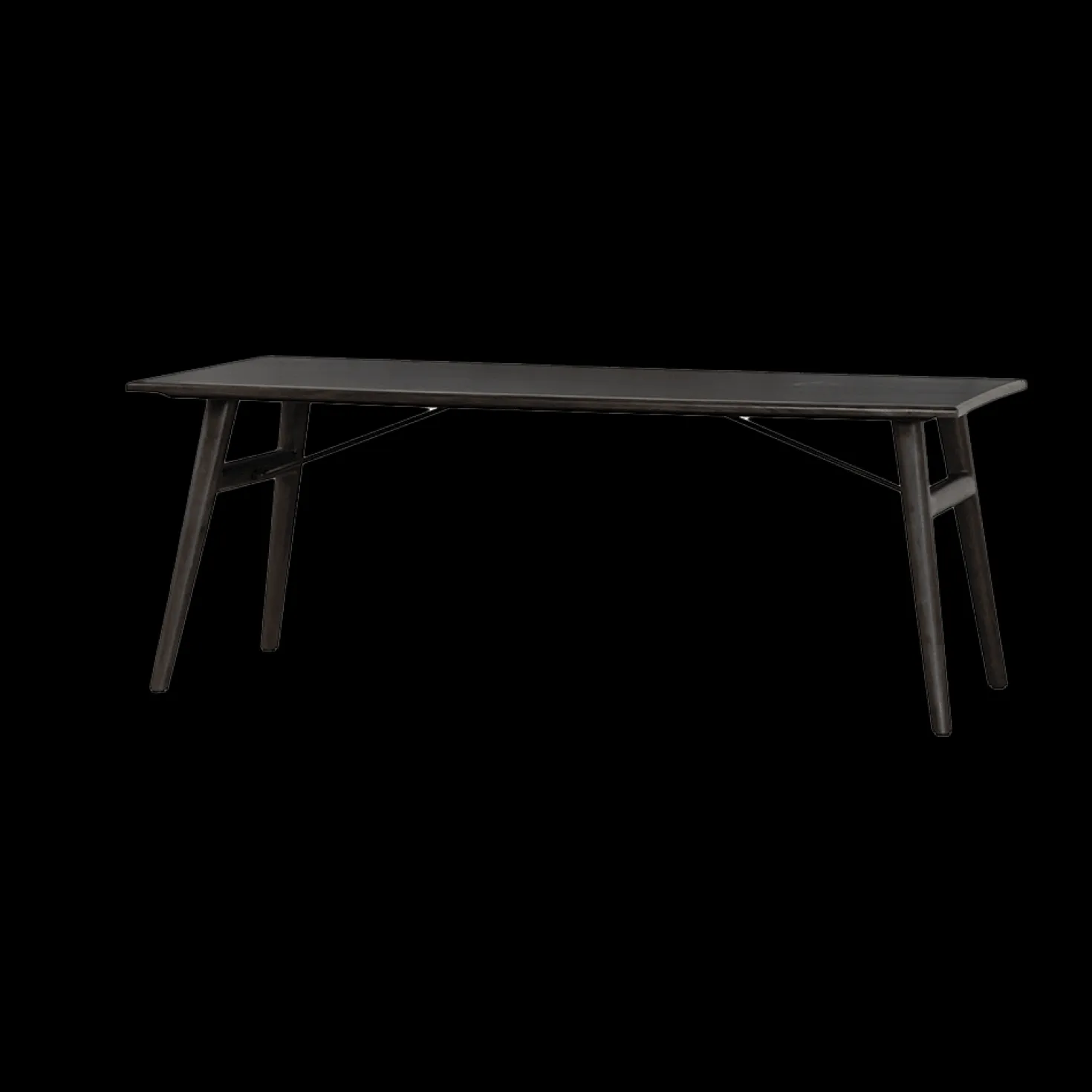 Aura Eettafel espresso Acaciahout 180 cm