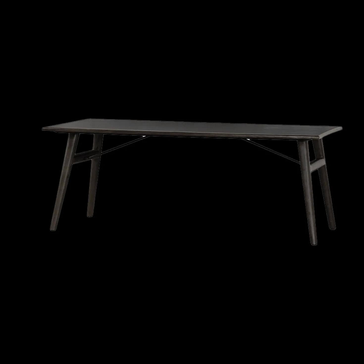 Aura Eettafel espresso Acaciahout 240 cm
