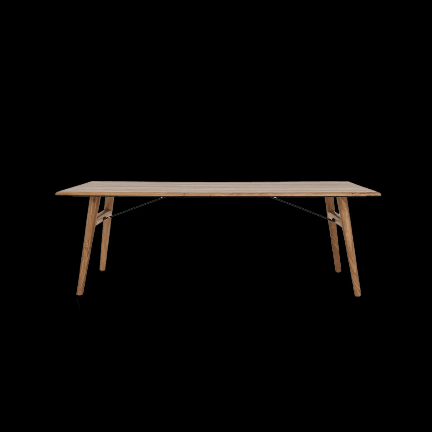 Aura Eettafel naturel Acaciahout 240 cm