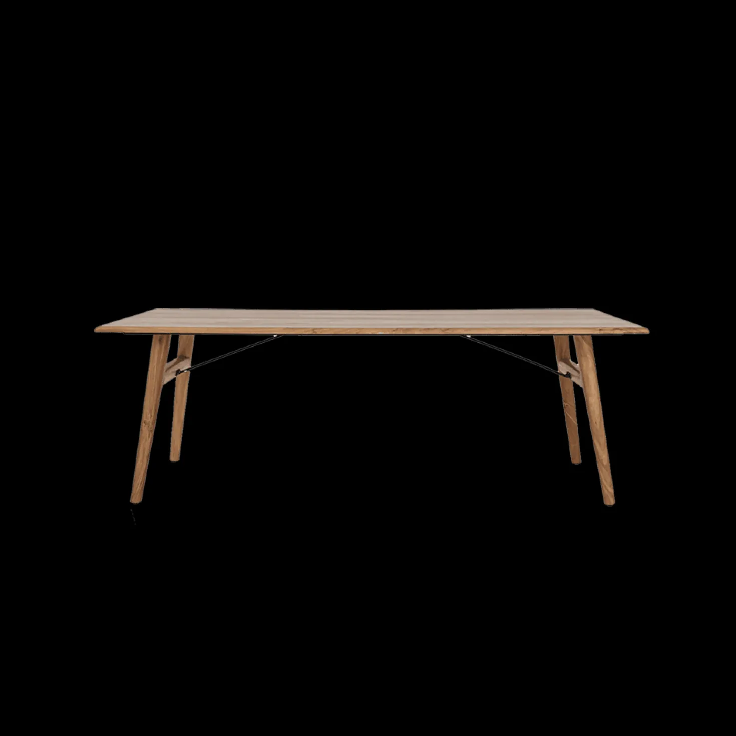 Aura Eettafel naturel Acaciahout 180 cm