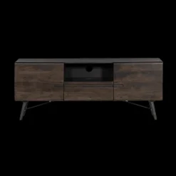 Aura Tv meubel espresso Acaciahout 150 cm