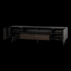 Aura Tv meubel espresso Acaciahout 210 cm
