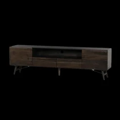 Aura Tv meubel espresso Acaciahout 210 cm