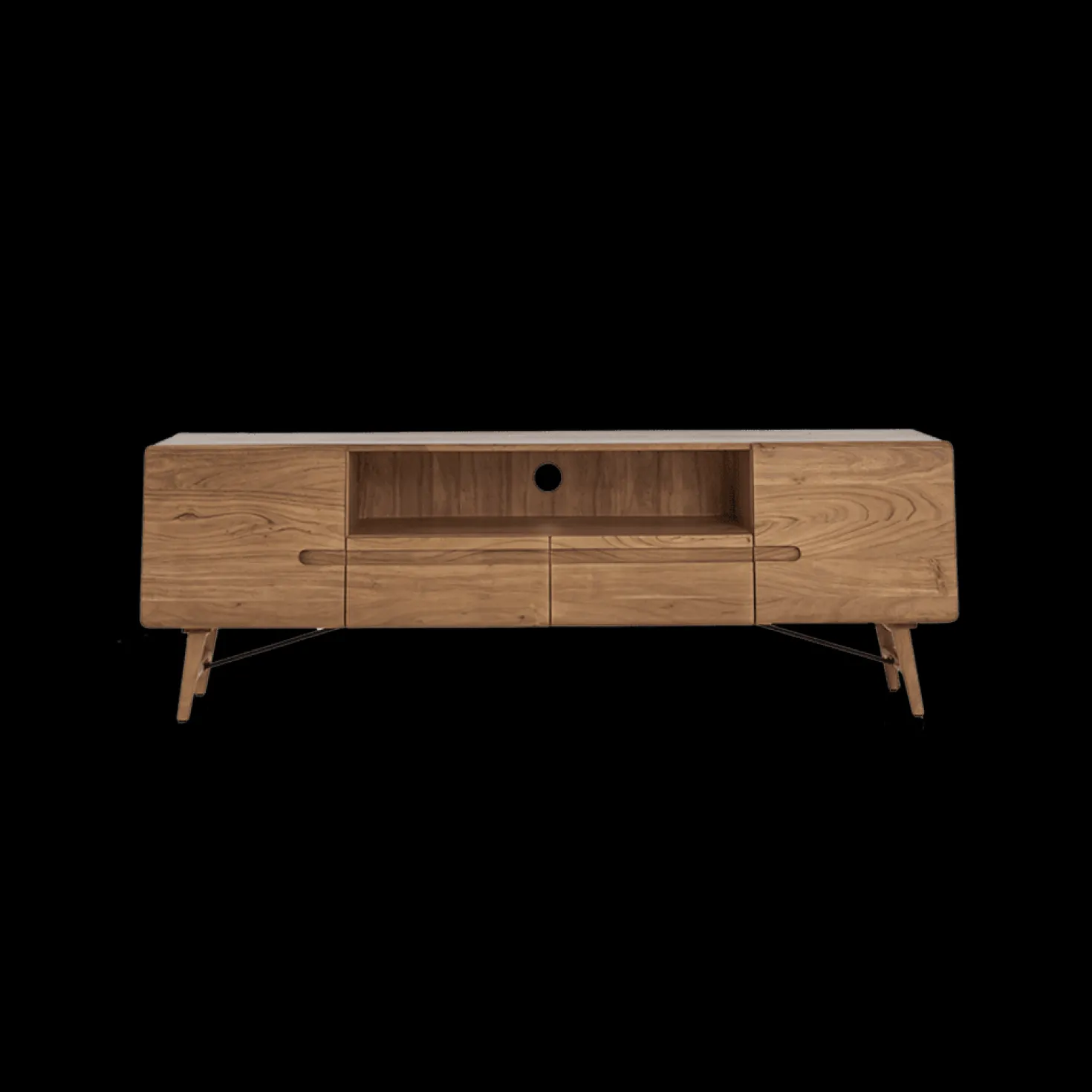Aura Tv meubel naturel Acaciahout 180 cm