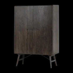 Aura Wandkast espresso Acaciahout 100 cm