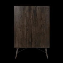 Aura Wandkast espresso Acaciahout 100 cm