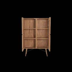 Aura Wandkast naturel Acaciahout 100 cm