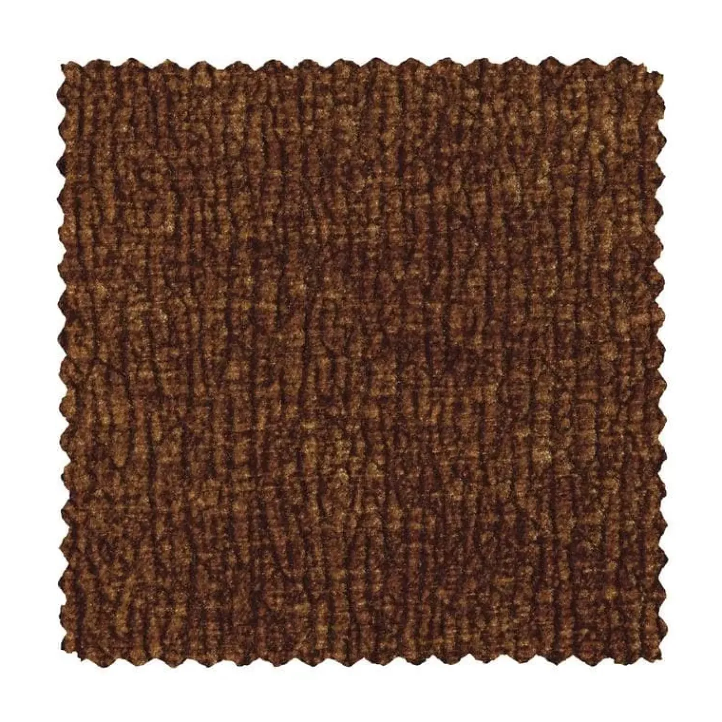 Baggy 1-zits element met arm links chenille middenbruin