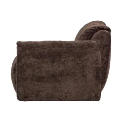 Baggy 1-zits element met arm rechts chenille donkerbruin