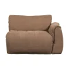 Baggy 1-zits element met arm rechts geweven chenille bruin