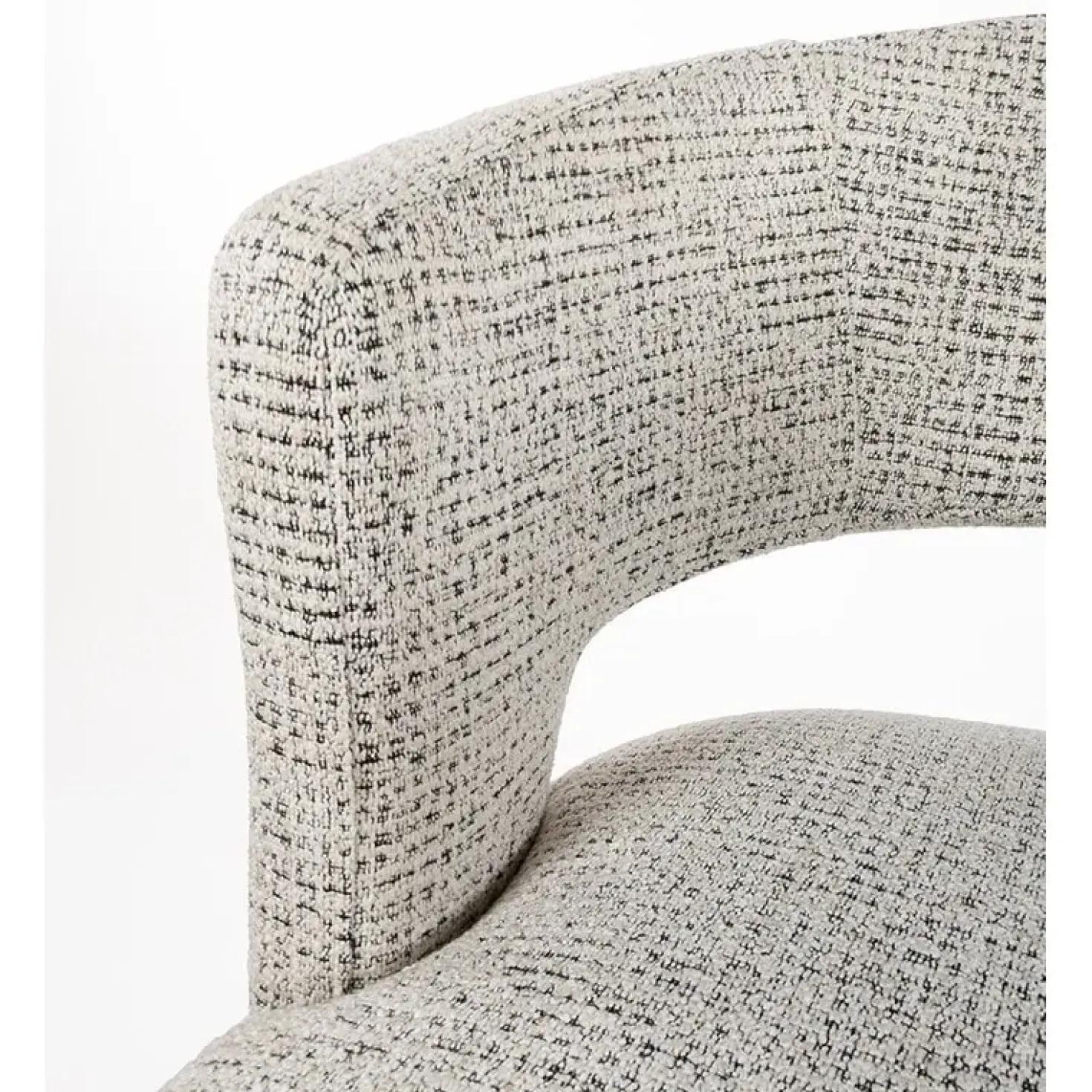 Beau eetkamerfauteuil draaipoot Gebroken wit