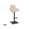 Beauty Barkruk verstelbaar Boucle creme