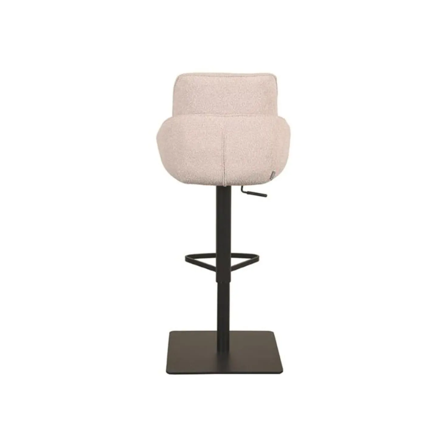 Beauty Barkruk verstelbaar Boucle creme