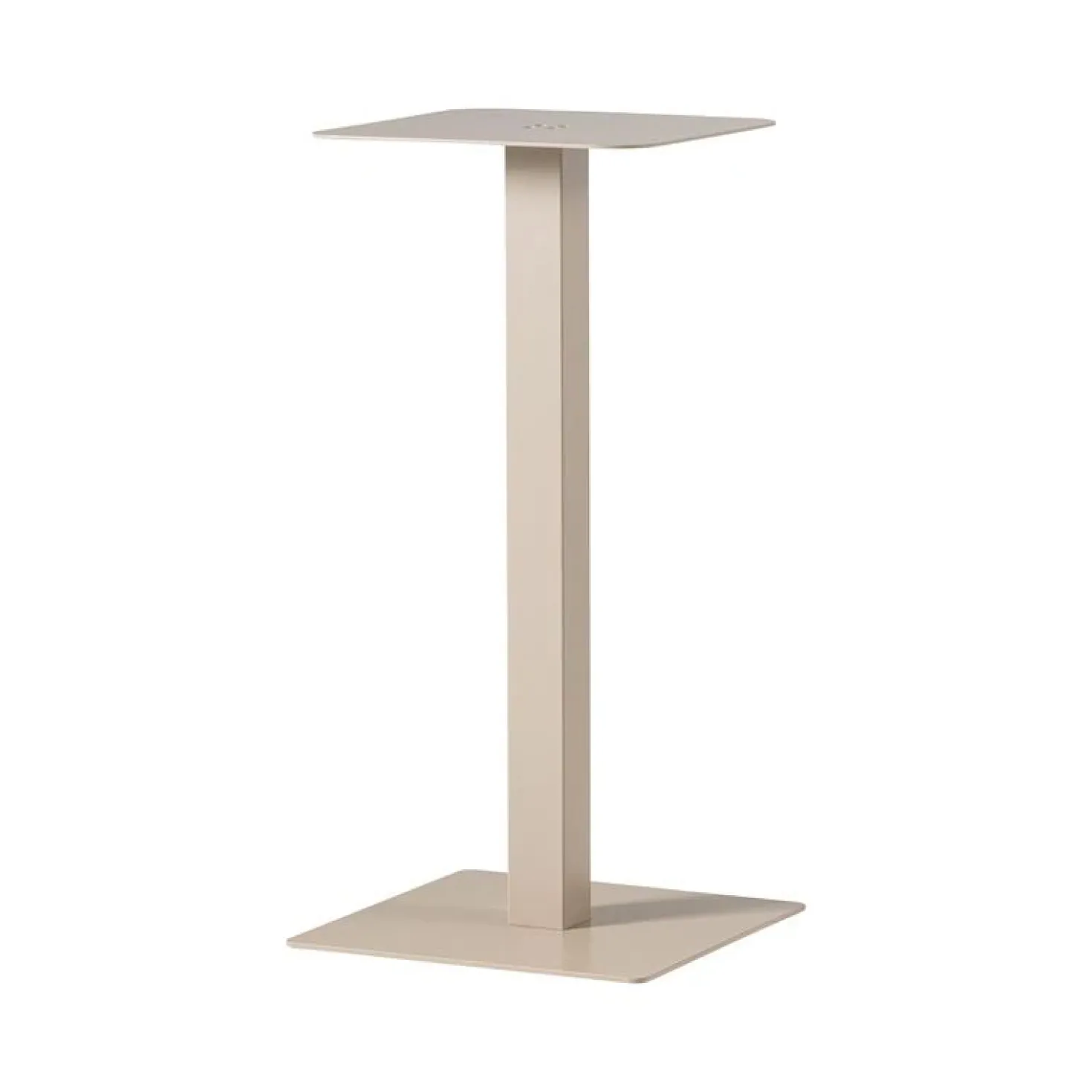 Bistro Bartafel poot metaal beige