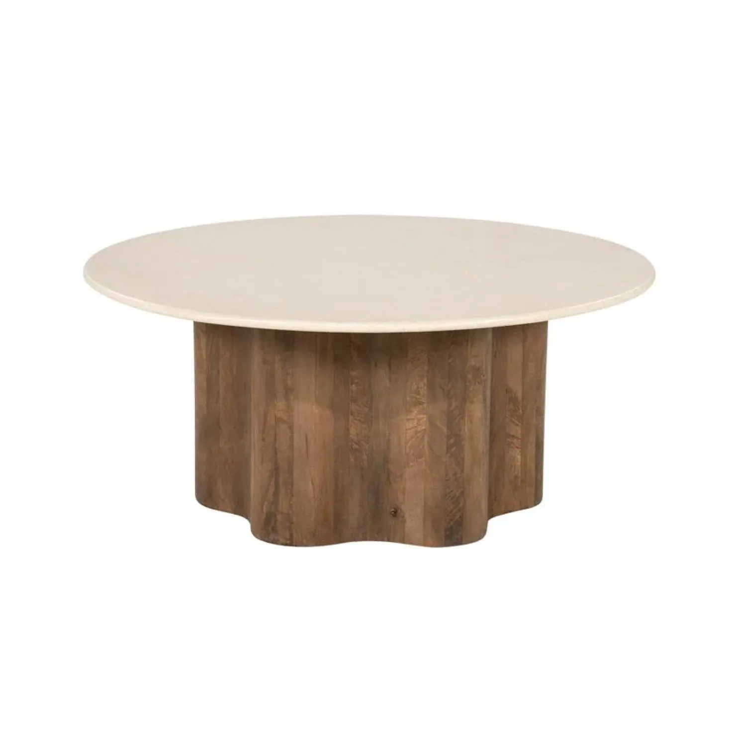 Bodhi Salontafel Rond Bruin 80cm