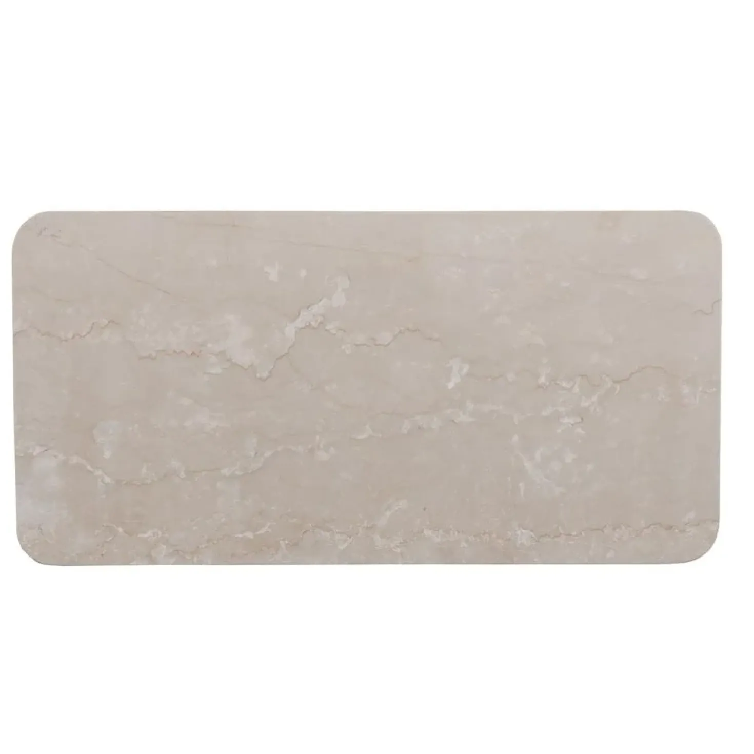 Bovenblad Dallas Vakkenkast Beige Marmer