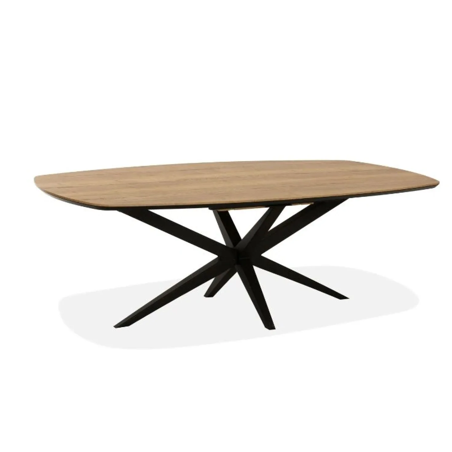 Calvenza uitschuifbare Eettafel Deens ovaal 200/257cm - Zelf samenstellen