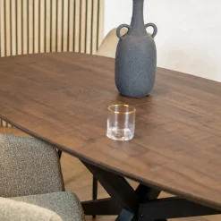 Calvenza uitschuifbare Eettafel Deens ovaal 200/257cm - Zelf samenstellen