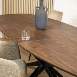 Calvenza uitschuifbare Eettafel Deens ovaal 160/217cm - Zelf samenstellen