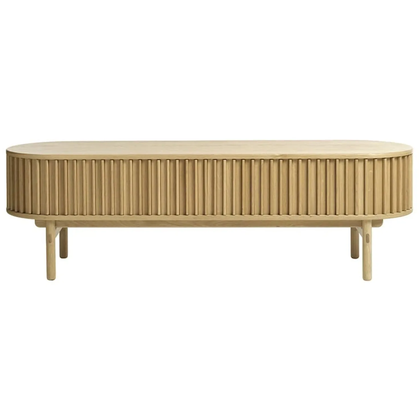 Christoffer TV meubel naturel eikenhoutfineer 160cm