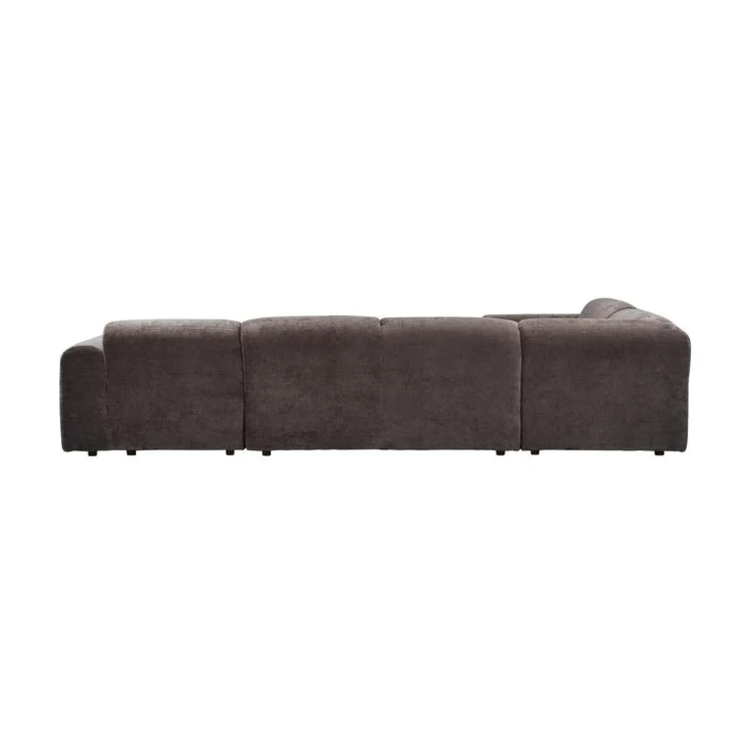 Cloud Hoekbank links geweven chenille bruin