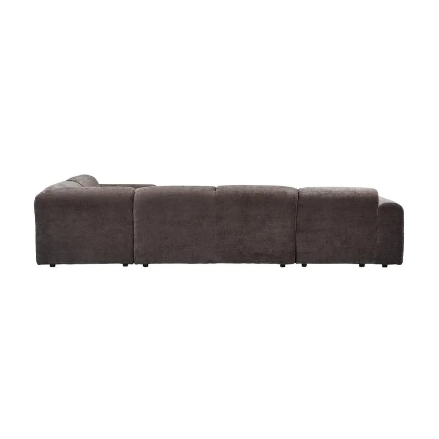 Cloud Hoekbank rechts geweven chenille bruin
