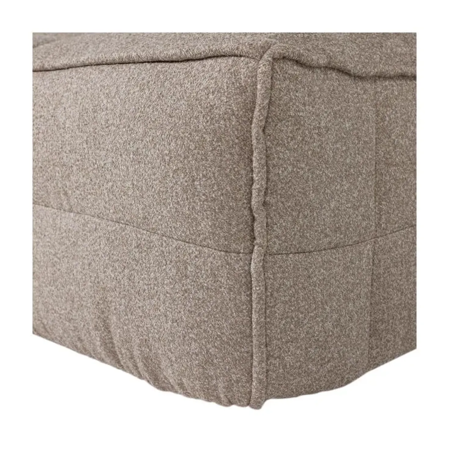 Cluster Hocker Bouclé Khaki bruin 104cm