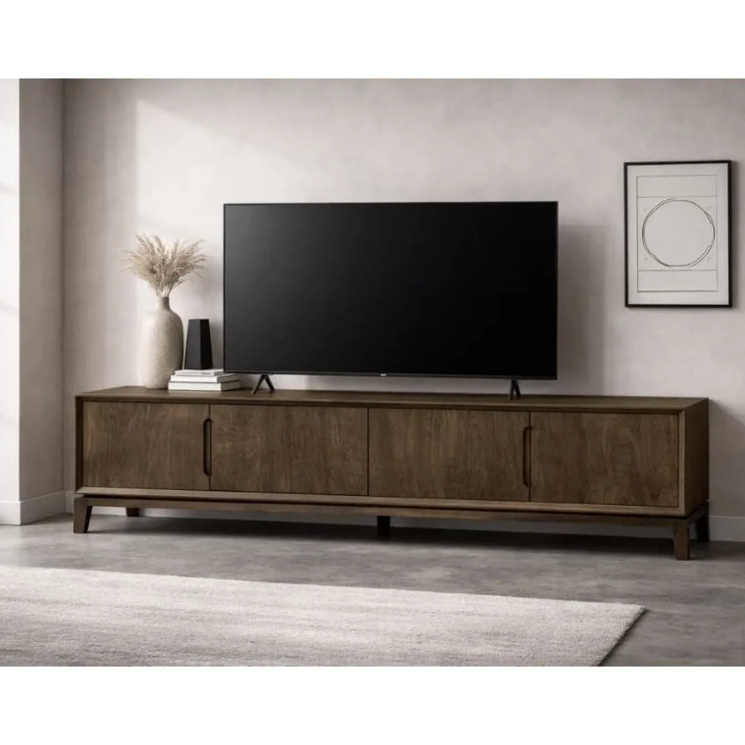 Cortez Tv meubel walnoot 210cm