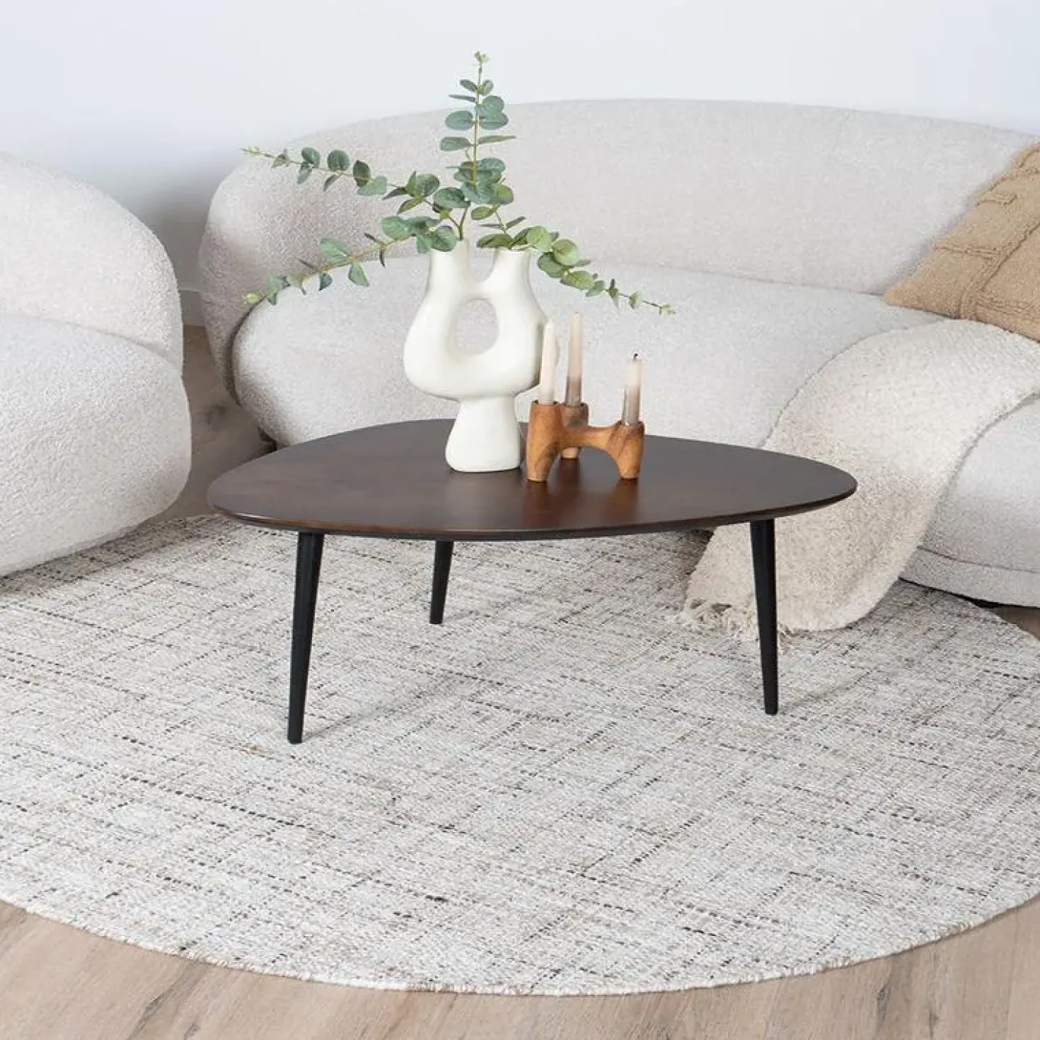 Cross vloerkleed Beige 200x280cm