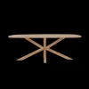 Crotone Eettafel deens ovaal Acaciahout 220 cm