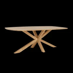 Crotone Eettafel deens ovaal Acaciahout 260 cm