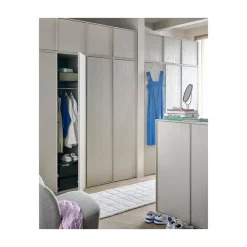 Daily Kledingkast dubbel hoog grenen beige 100cm